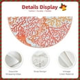 thumbnail image 3 of Fotbe Corals Pattern Christmas Tree Skirt, Tree Skirts Plush Christmas Decorations, Christmas Tree Skirts Xmas Decorations Holiday Party Decor-48", 3 of 6