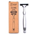 thumbnail image 6 of Heavyweight Chrome Razor Handle from Taconic Shave - Includes One Preloaded Razor Blade, 6 of 9