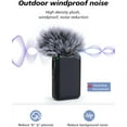 thumbnail image 5 of SUNMON for DJI Mic Windscreen Furry Foam - Wireless Mic Outdoor Microphone Cover Muff Pop Filter Noise Reduction, Mic Covers for DJI Microphone Wireless(2 PC), 5 of 7