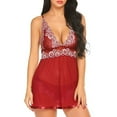thumbnail image 5 of uublik Valentines Lingerie Set for Women Sexy Naughty Babydoll Plus Size Bodysuit Lace, 5 of 5