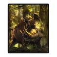 thumbnail image 1 of RYLABLUE Pig Blanket Fleece Throw Blanket for Sofa or Bed 58x80 inches, 1 of 3