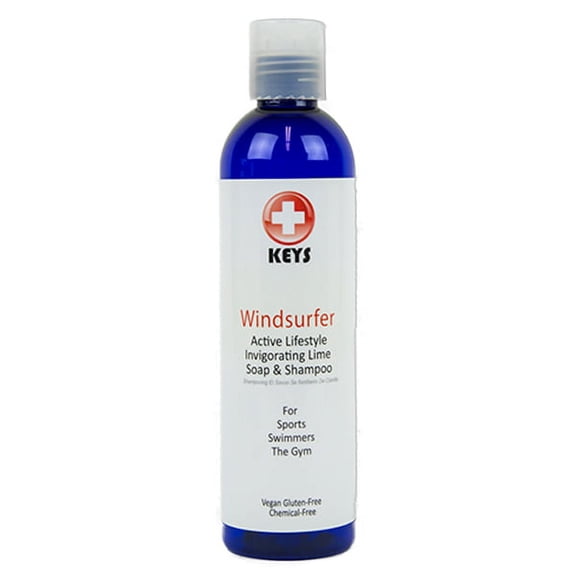 Windsurfer Lime Soap and Shampoo by Keys (8oz Shampoo)