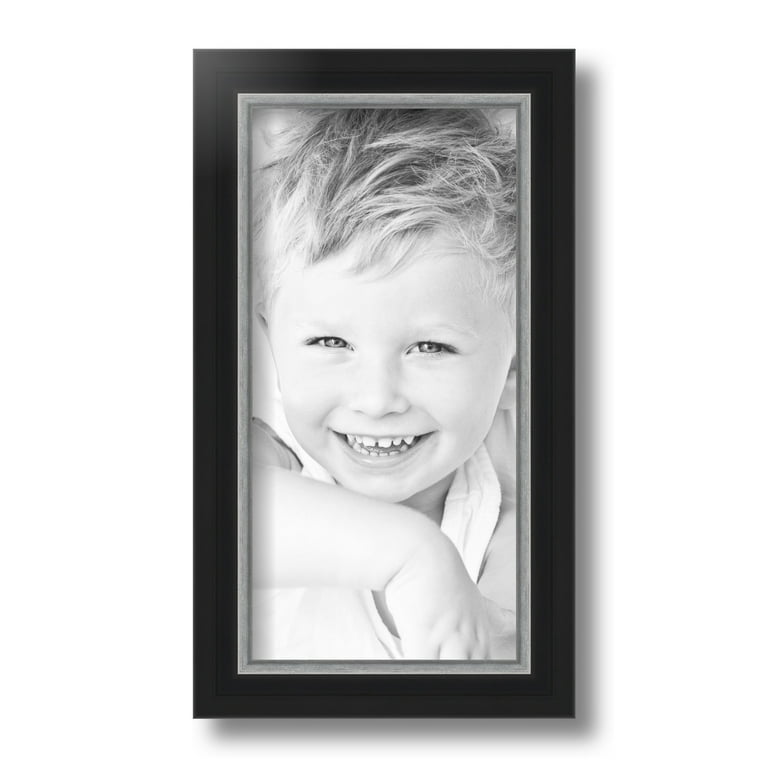 ArtToFrames 16 x 24 Classic Silver Picture Frame, 16x24 inch Gray MDF  Poster Frame (WOM-4499) 