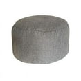 thumbnail image 4 of Ottoman Stuffing Floor Cushions Cover Decorative Round Ottoman Pouf Indian Outdoor Siting Footstool Bohemian Kids Gray, 4 of 5