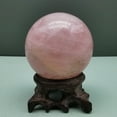 thumbnail image 6 of rose quartz Crystal sphere Natural Healing Crystal carving ball for Reiki sculpture Healing and Crystal 0.377kg, 6 of 8