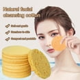 thumbnail image 3 of Visland Face Sponge Reusable Round Absorbent Compressed Natural Makeup Removal Exfoliating SPA Face Cleansing Cellulose Sponge Kit, 3 of 7