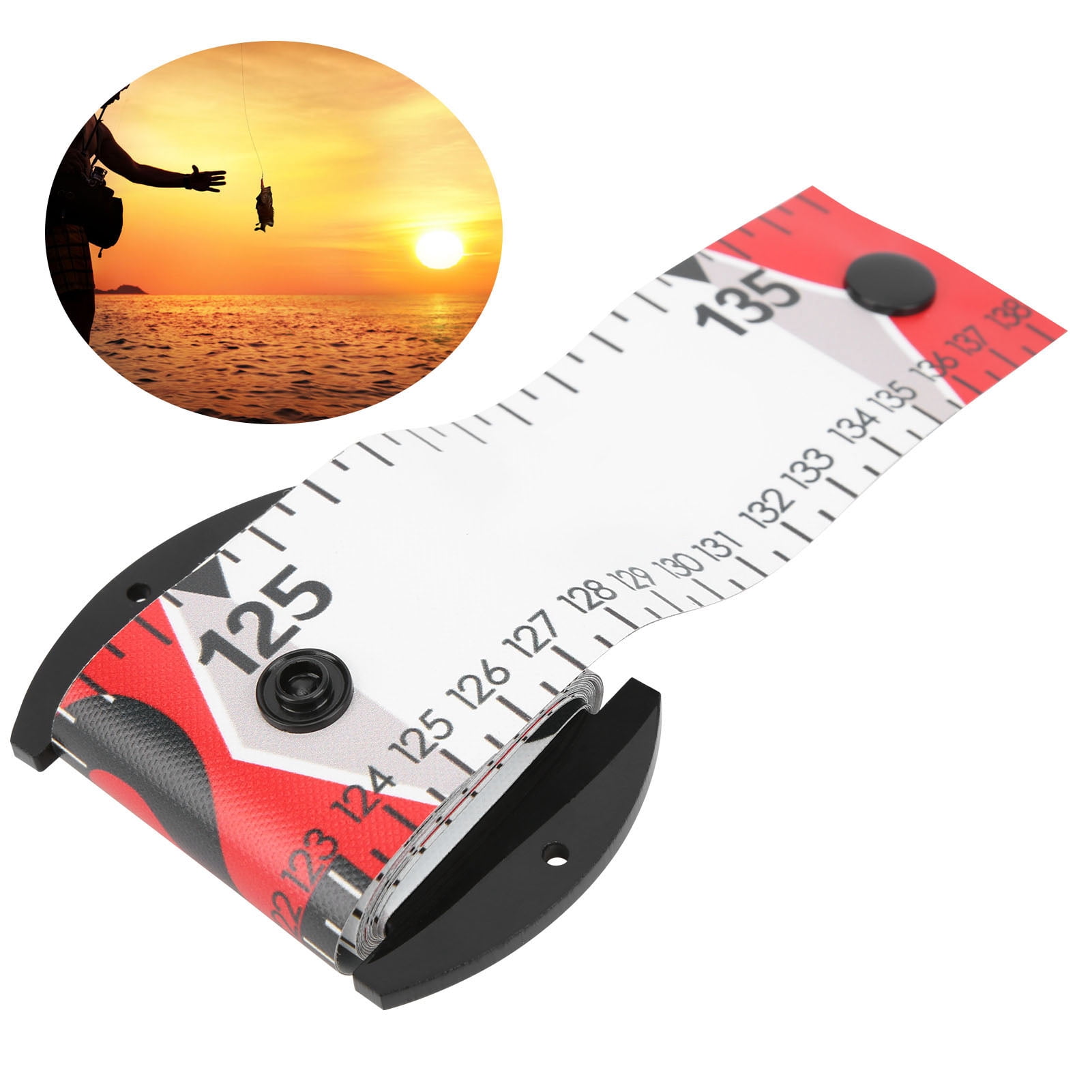 Boat Fishing Ruler 5-Pack Fishing Measuring Tapes - Portable PVC Fish ...