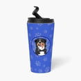 thumbnail image 3 of Carolines Treasures WDK1019TBL215 7.25 x 3.5 in. Unisex Bernese Mountain Dog No.1 Stainless Steel 16 oz Tumbler, Blue, 3 of 5
