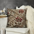 thumbnail image 6 of Vintage floral leaf design Linen toss pillowcase decoration pillowcase gifting preferred 18x18 inch cushion cover sofa pillowcase sofa bedroom living room car, 6 of 7