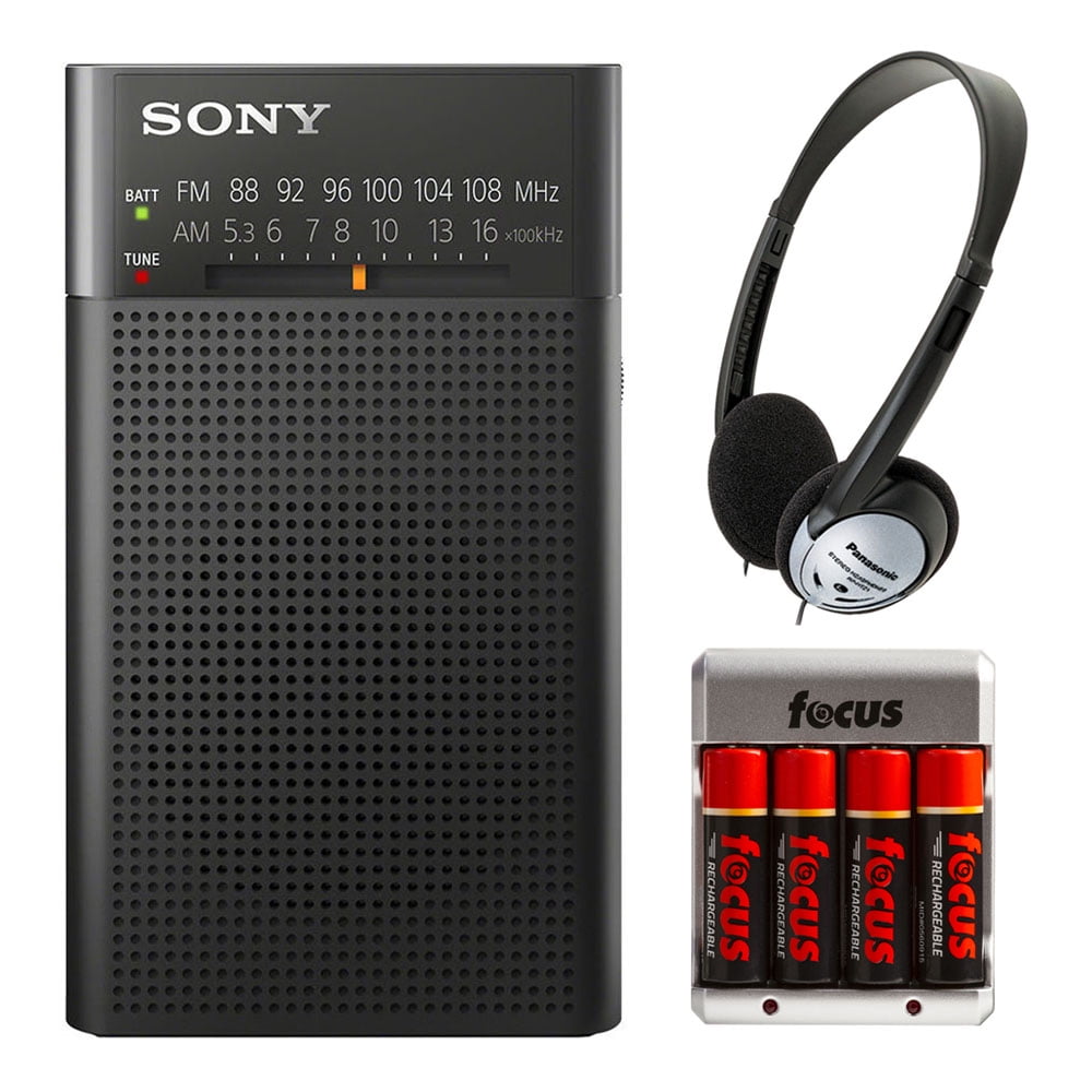 Sony Portable AM/FM Radios, Black, 132514C_K1