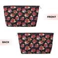 thumbnail image 2 of Picia Red Rose Flower Printed Leather Travel Toiletry Bag,Cosmetic Organizer, Makeup Travel Bag, Durable Travel Pouch, Compact Toiletry Bag, Travel Accessories, 2 of 6