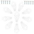thumbnail image 4 of FONWILYO 100Pcs Simple Design Glass Mirror Holder Clips for Homeowners in Home Decor, 4 of 7