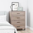 thumbnail image 3 of RealRooms Rapton 4 Drawer Dresser, Distressed Gray Oak, 3 of 9