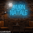 thumbnail image 3 of Glowneon Buon Natale Italian Neon Sign, Merry Christmas Italian Decor, 3 of 5