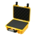 thumbnail image 3 of DYNWAVECA Tool Box Waterproof Hard Case with Sponge Universal Storage Box Protective for Microphone Testing Equipment Tools Electronics Yellow, 3 of 10
