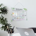 thumbnail image 4 of Clearance! Hanging Erasable Acrylic Weekly Planner Note Board Lanyard Message Board Monthly Planner with Six Colored Pens An Acrylic Weekly Planner, Six Pens Clearance Sale, 4 of 6