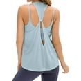 thumbnail image 3 of SHITINN Women's Workout Tank Top Sleeveless Yoga Running Camisole Casual Athletic Sports Top for Women Breathable Hollow Out Design Nylon Tops Women Birthday Top for Women Top Women 5 Way Bra Breathe, 3 of 8