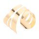 thumbnail image 5 of HONMEET De Brazalete Ancho Con Geométrico Abierto En Metal Dorado Para, 5 of 7
