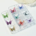 thumbnail image 4 of WIFKLSIIPG Spring Butterfly Charms for Nails 6 Colors Summer Butterfly Nail Glitter Sets Butterfly Nail Charms for Nail Arts Decoration DIY Mold Crafts Design, 4 of 7