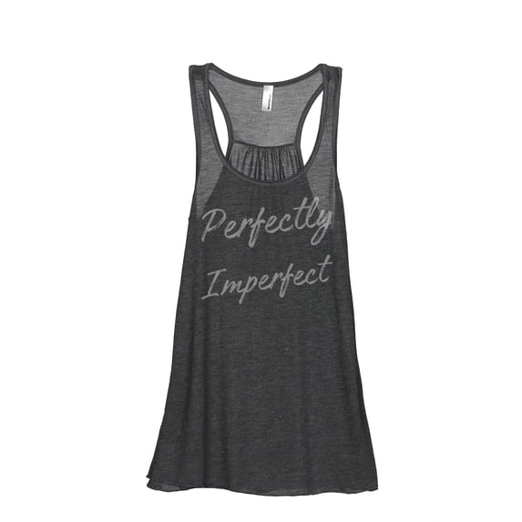 Thread Tank Perfectly Imperfect Women's Sleeveless Flowy Racerback Tank Top Charcoal Small