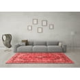 thumbnail image 3 of Ahgly Company Indoor Rectangle Medallion Red Traditional Area Rugs, 7' x 10', 3 of 4