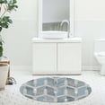 thumbnail image 3 of Non slip Round Mat Sitting Pad Area Rugs Washable Rug Rotray Chair Mat Bedroom 120cm, 3 of 6