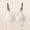 White, variant on Womans Bra Plus Size Sports Bra Patterned Sheer Bralette Wireless Breathable Soft Stretch Seamless Comfort Light Support Printed Everyday Bra for Casual Outfits Travel and Lounge Wear