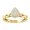 10K Yellow Gold, variant on Fine Jewelry 10K White Gold Round-shape Lab Grown Diamond Cluster Ring (1/5 Cttw, D-F Color, VS1 Clarity) Size 8.5