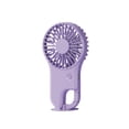 thumbnail image 2 of Portable Fan Rechargeable, Mini FanwithClip, Purple, 3X1.5 In, Usb Charging, Personal Cooling, Hot Weather Travel, 1 Pc 1 Cable Pack, 2 of 9