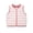 Pink, variant on YUANxueke Kids Packable Lightweight Puffer Vest Quilted Padded Sleeveless Jacket Zip Up Fashion Warm Outwear Coat