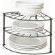 thumbnail image 1 of Esquinero Organizador De Cocina 3 Niveles para Cocina y Alacena Estante de Metal Organizador de platos Negro Resistente a la Oxidación, Ahorra Espacio en Encimera, 1 of 7