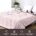 thumbnail image 5 of PATLOLLAV Summer Quilt Cooling Comforter Summer Cooler Quilt-Cooler Comforter - Double Sided Cold Effect Blanket Cooler Fiber-Ice Blanket For All-Season Lightweight for Hot Sleepers and Night Sweat, 5 of 6
