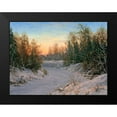 thumbnail image 2 of Basov, Sergej 14x11 Black Modern Framed Museum Art Print Titled - Getting dark, 2 of 5