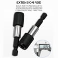 thumbnail image 2 of Destornillador Eléctrico De Liberación Rápida De Vástago Hexagonal De 6,35Mm, Varilla De Extensión De Taladro, Herramienta De Cabezal De Lote Magnético, Extensión De Destornillador Yuarrent HA025526-01, 2 of 5