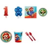 Super Mario Party Supplies Party Pack For 16 With Red #1 Balloon