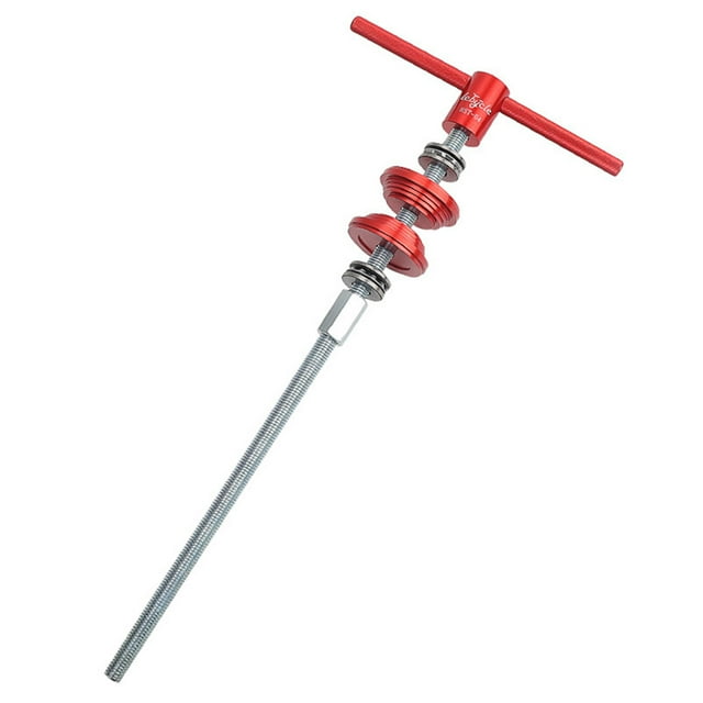 LeBycle Extended Threaded Rod Bike Headset Press Tool for Mountain and Road Bikes, Durable Aluminum Alloy, Universal Fit for Press-In Bottom Brackets and Headsets