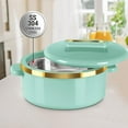 thumbnail image 2 of MILTON Curve 1500 Inner Stainless Steel Casserole, 1300 ml, Light Green, 2 of 4