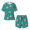 thumbnail image 4 of Lsque Starfish and Shell Women's Short-Sleeved Pajama Set - 2 Piece Soft and Lightweight Sleepwear Set-4X-Large, 4 of 9