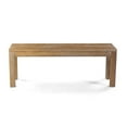 thumbnail image 3 of Grain Wood Furniture Montauk Solid Wood Bench, Driftwood, 3 of 6