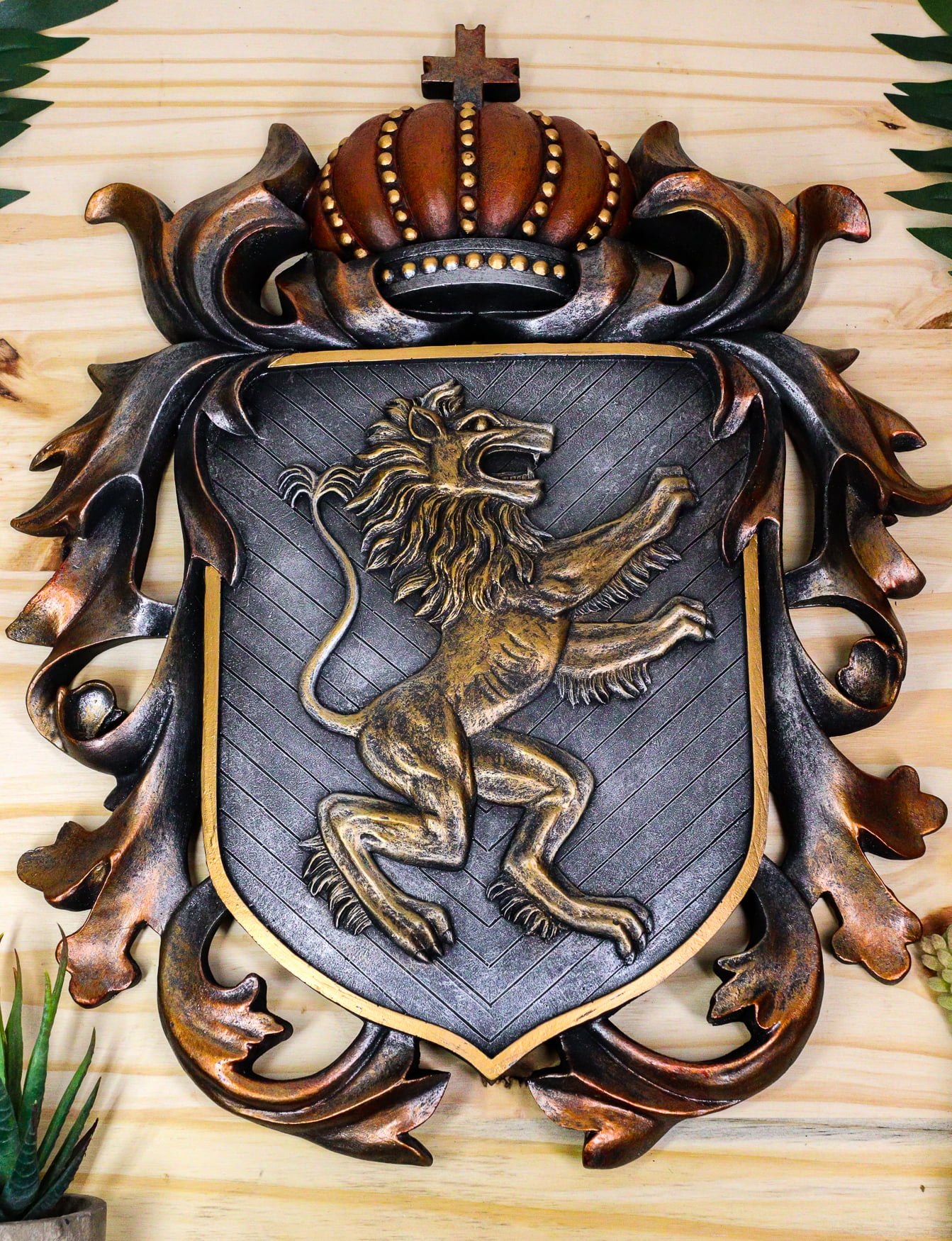 Unique bottle opener coat of arms Lions Face Shield WoW