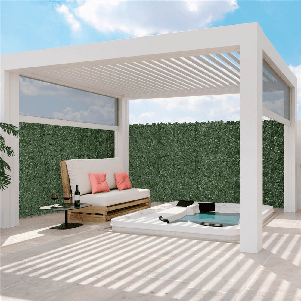 Renwick 1*3M Artificial Faux Ivy Decorative Privacy Fence, Green