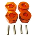 thumbnail image 1 of Adaptador de rueda hexagonal Vogacara para coche de control remoto 1/10 naranja, 1 of 6