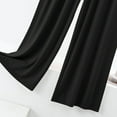 thumbnail image 4 of SIYUDAN Pants For Women Women Pants Casual Black Adult Pants For Women Lounge Pants For Women Loose Fit High Waisted Pants With Pockets Women Summer Pants, 4 of 6