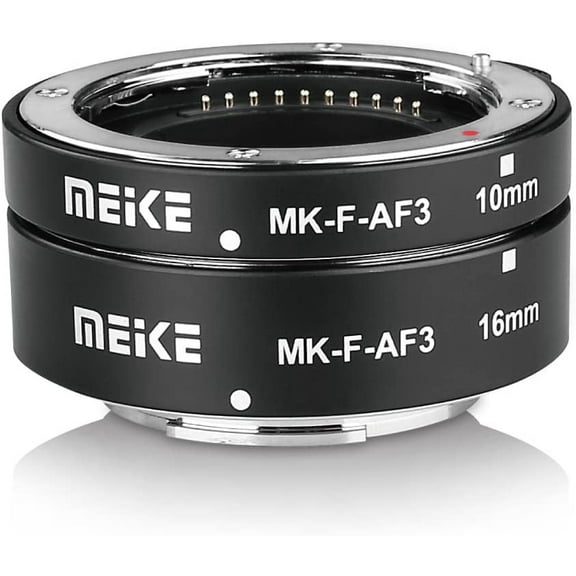 Meike MK-F-AF3 Auto Fucus Macro Extension Tube for Compatible with All Fujifilm Mirrorless Camera
