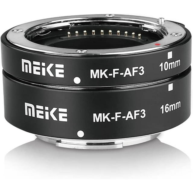 Meike MK-F-AF3 Tubo de Extensión Macro de Fucus Automático Compatible con Todas las Cámaras sin Espejo de Fujifilm