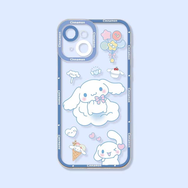 Funda blanda Kuromi My Melody Cinnamoroll para iPhone 14 Pro Max 13 12 Mini 11 XR XS X 8 7 6 6S Plus SE 2020, funda de silicona mate xuanjing unisex