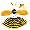 thumbnail image 1 of Guardurnaity Disfraz Con Detalles Precisos Para Niños Disfraz De Abejorro Vestido De Halloween Amarillo F Type3 NO3, 1 of 6