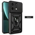 thumbnail image 3 of Armor Ring Stand Holder Case For Redmi Note 13 Pro 5G 12 Pro Plus 12S 11 13C 12C Xiaomi 14 13 13T 12 Lite 12T 11T Poco X6 X5 F5 X5 X4 Pro M6 M5 M4 5G Cover Slide Camera Lens Protection Coque Capa, 3 of 17