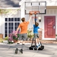 thumbnail image 2 of Topbuy Portable Basketball Hoop 3.3-10 Ft Adjustable Pool Basketball Goal with Shatterproof Backboard, 2 of 10
