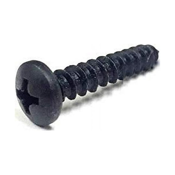 3/4" Pan Head Screw #10 Sheet Metal Black Oxide- 100PK